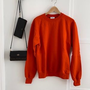 Champion Orange Crewneck Sweater